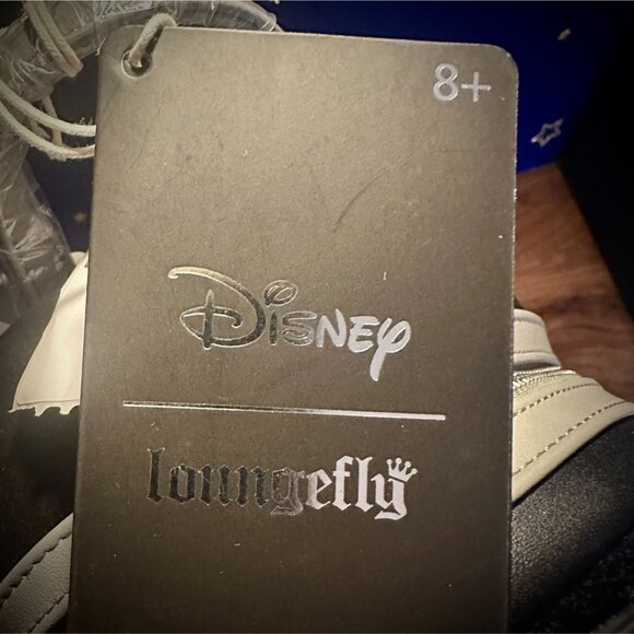 NWT Disney Parks Loungefly Minnie Mouse Black & White Mini Backpack - Picture 5 of 8